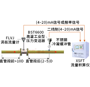 壓力補償蒸汽質(zhì)量計量系統