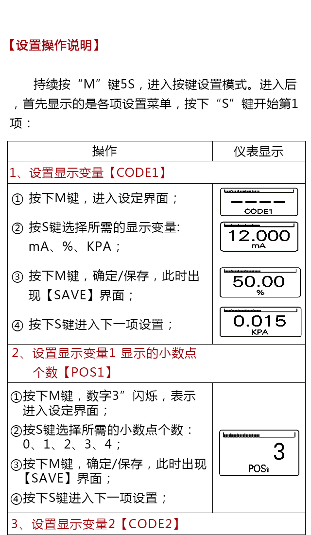 西森BST6600系列設置說(shuō)明